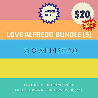 LOVE ALFREDO BUNDLE (5 X Alfredo)